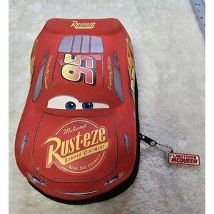 Disneys Lightning McQueen Rusteze Zippered Pencil Case With Art Supplies